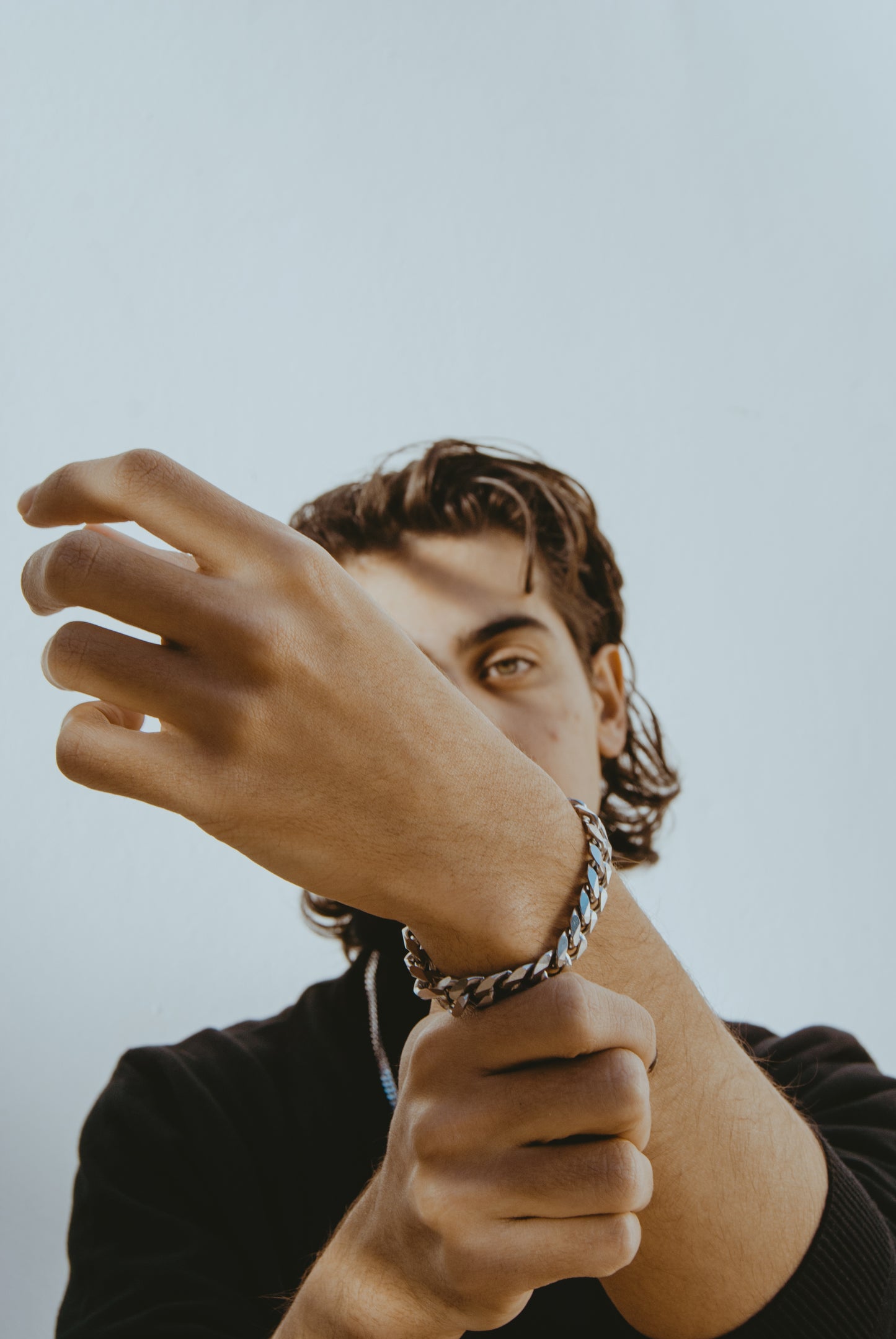 Stainless Steel Chunky Cuban Bracelet