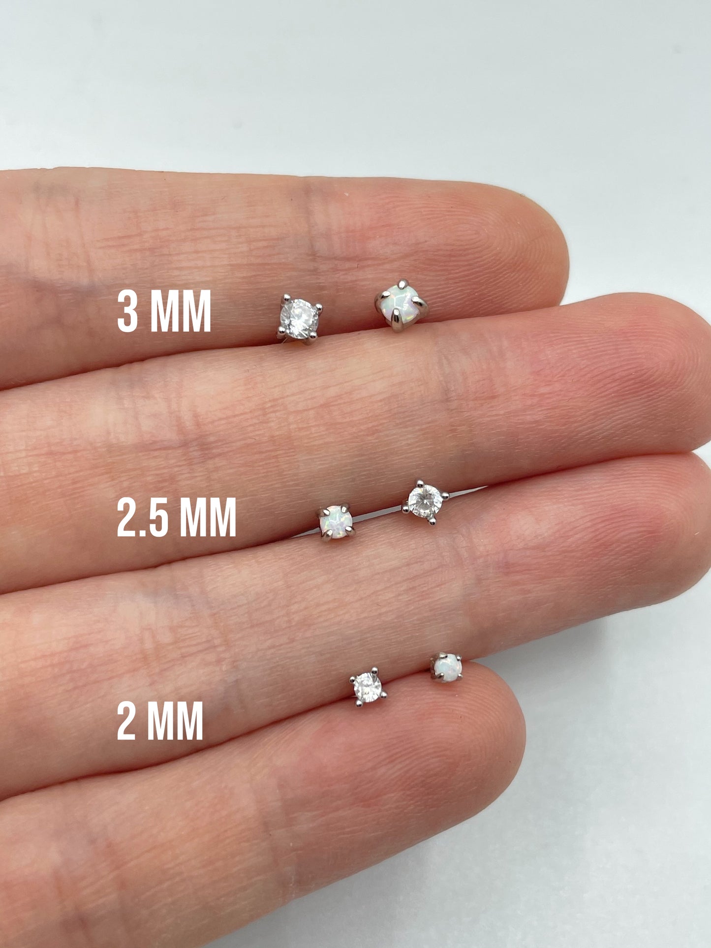 S925 Moonshine Studs