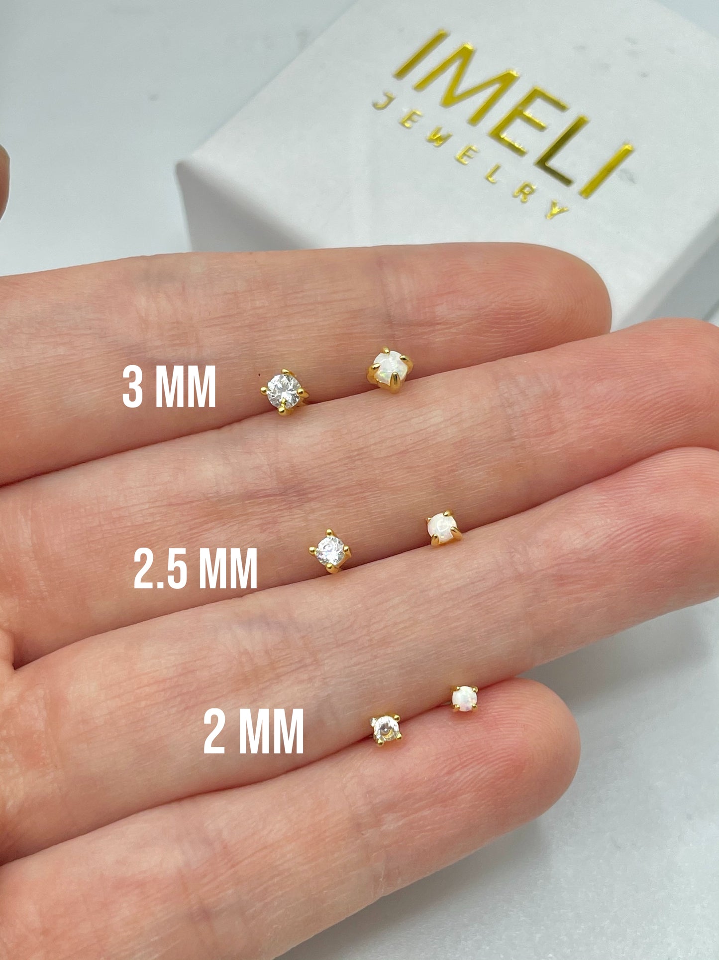 S925 Moonshine Studs