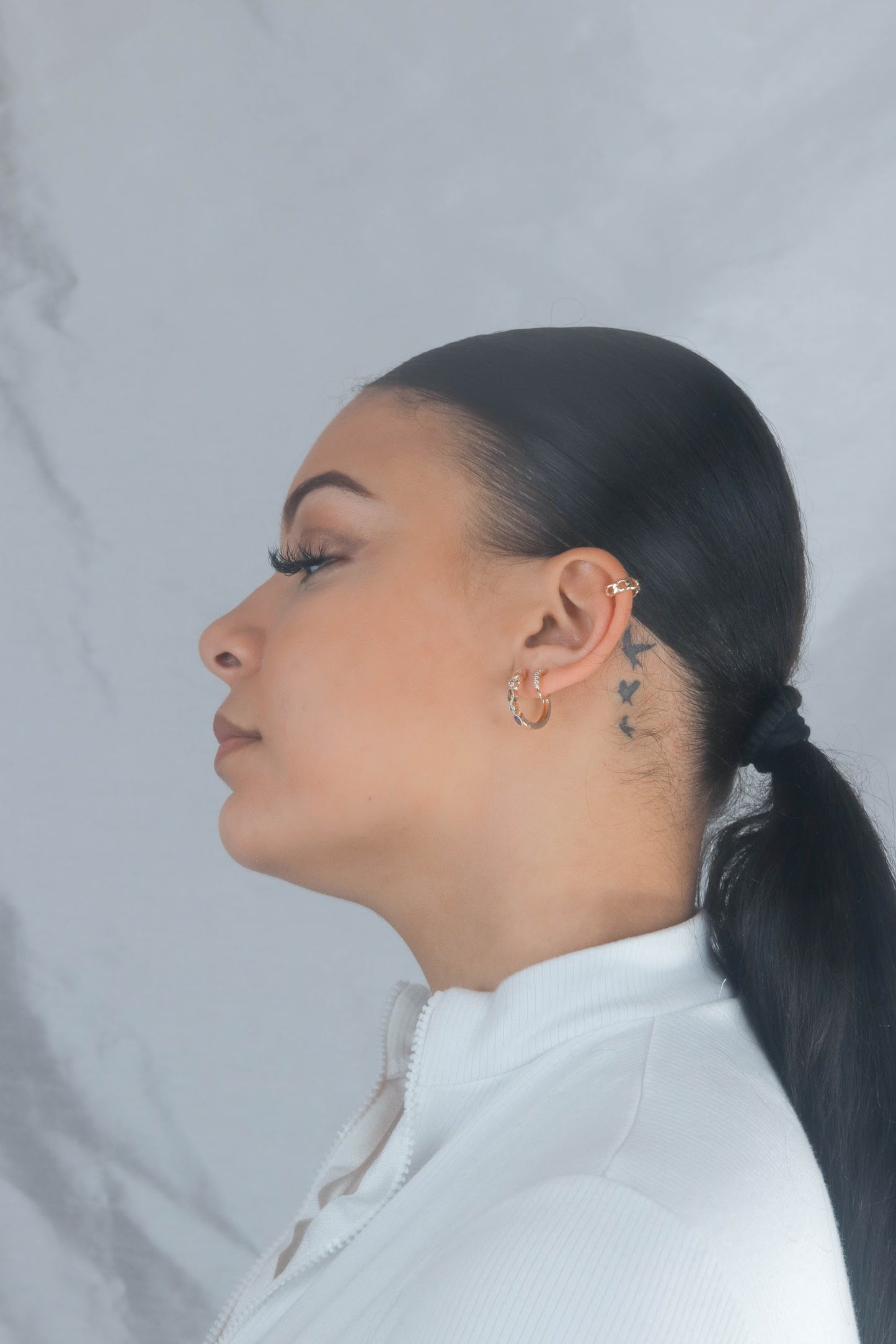 14k Kristina Hoops