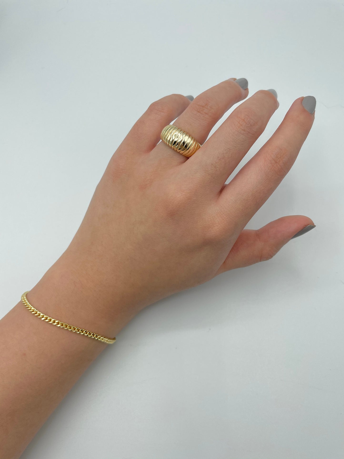 14k Croissant Ring